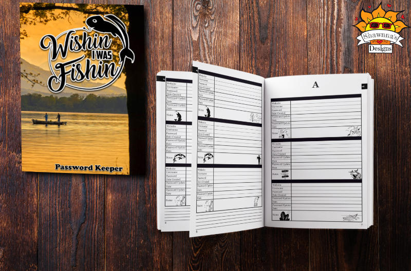 Wishin I Was Fishin Password Keeper