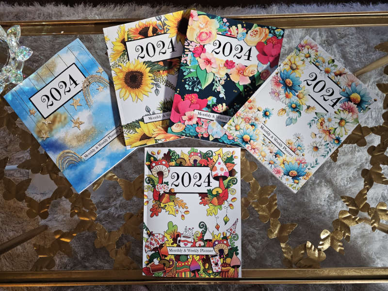 New Book Release – My 2024 Planner Books Now Available in My Amazon Author&nbsp;Shop